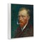 Stupell Industries Van Gogh Portrait with Smoke Framed Giclee, design by Masters Redux